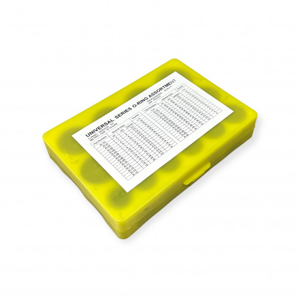 4973 Набор колец резиновых ЖЁЛТЫЙ (30 размеров,404шт.)