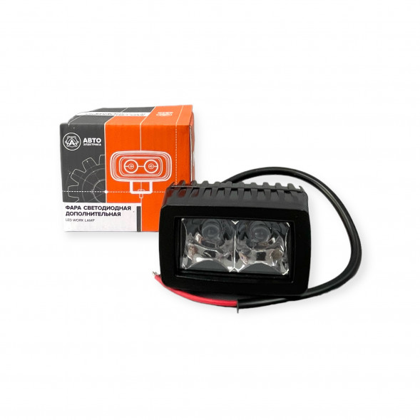 Фара светодиодная дополнительная, прямоугольная 75*61*48, 2диода, AE20RT-2LED-HC