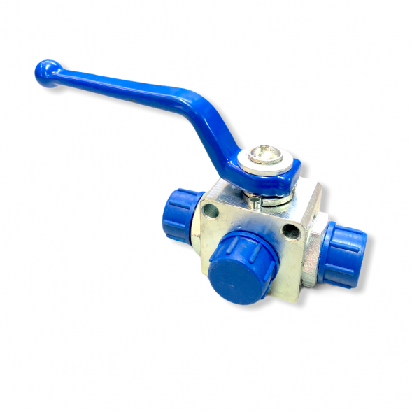 Кран шаровый гидравлический 3-ходовой S=24 M20-1.5